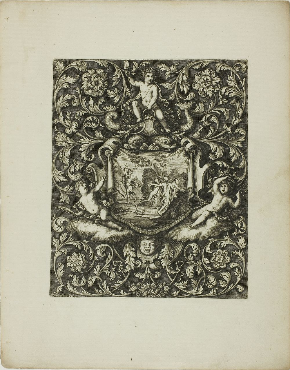 Plate Eleven, from A New Book of Ornaments by Simon Gribelin, II