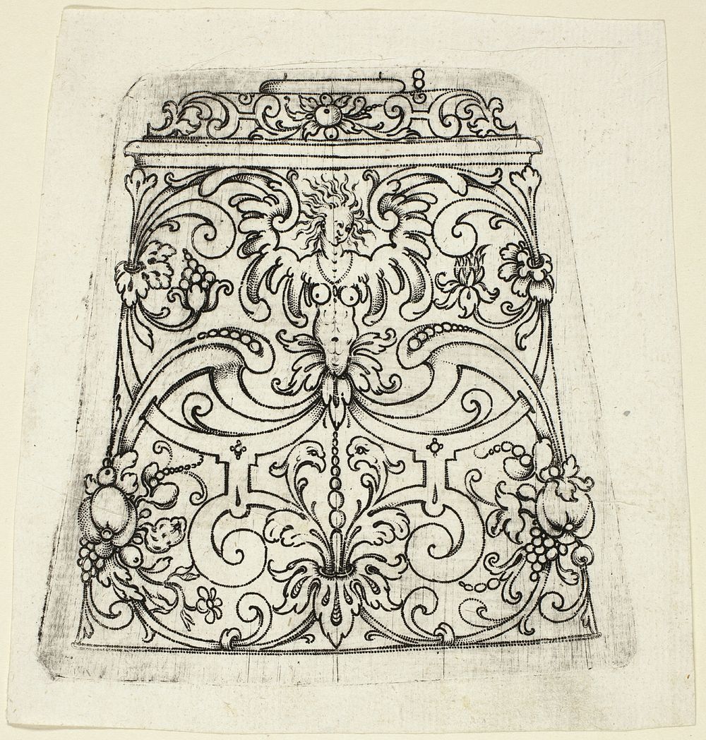 Plate 8, from twenty ornamental designs for goblets and beakers by Master A.P.