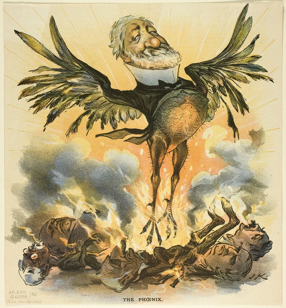 The Phoenix, from Puck by Joseph Keppler