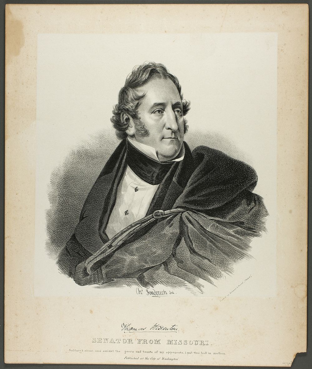 Thomas Benton, Senator from Missouri by Charles Fenderich