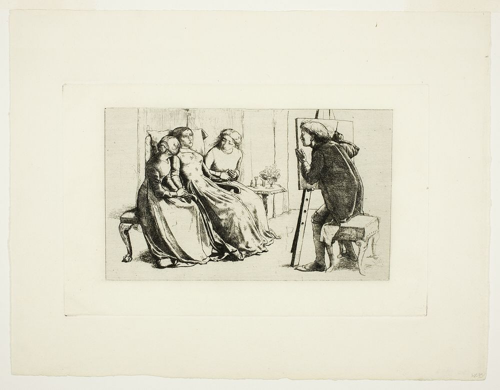 Saint Agnes of Intercession by Sir John Everett Millais