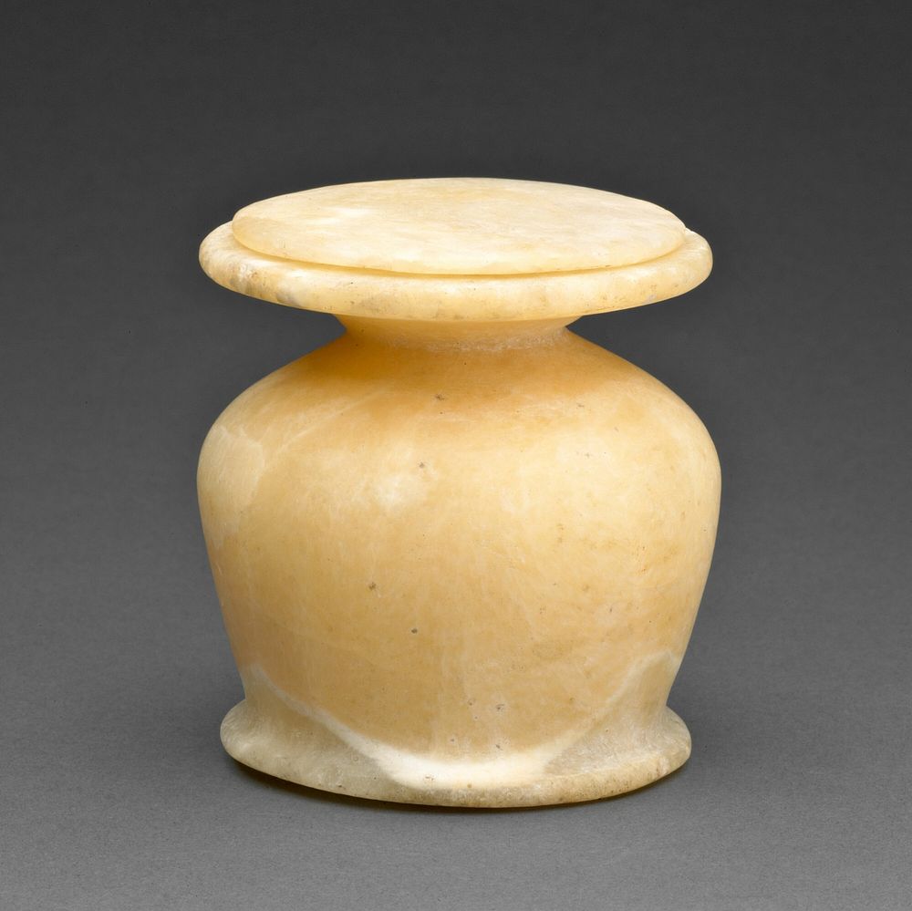 Kohl Jar with Lid by Ancient Egyptian