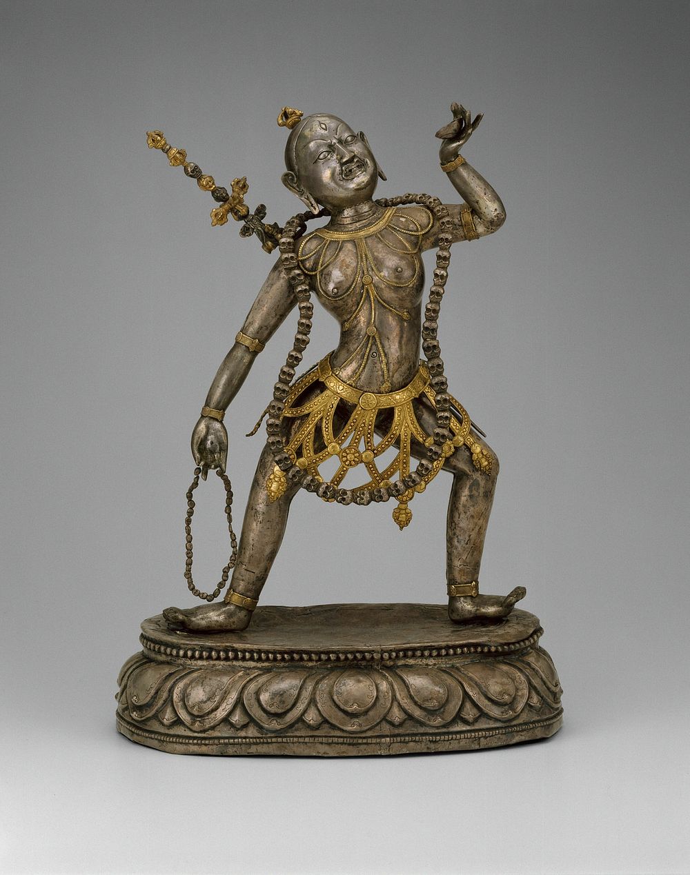 Tantric Female Enlightened Being (Vajrayogini) Holding a Skull Cup