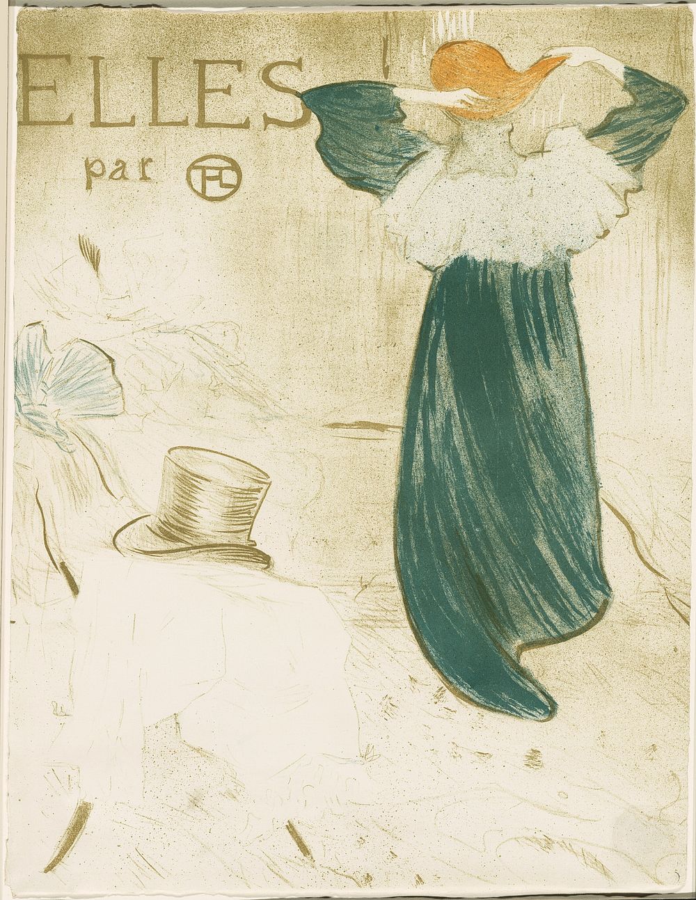 Frontispiece, from Elles by Henri de Toulouse-Lautrec