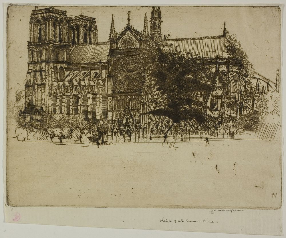 Notre Dame, Paris by Donald Shaw MacLaughlan