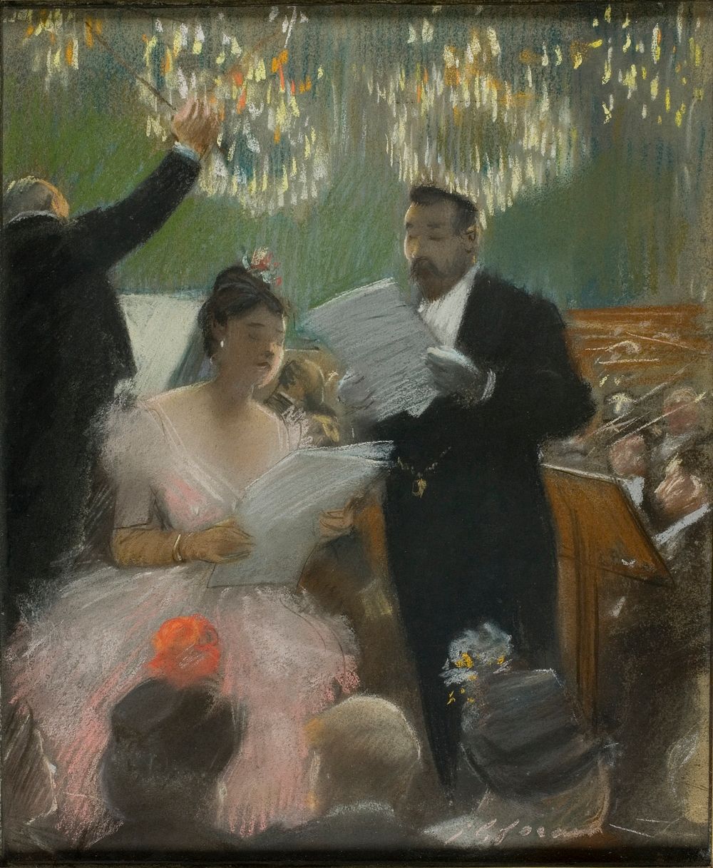 The Orchestra by Jean Louis Forain