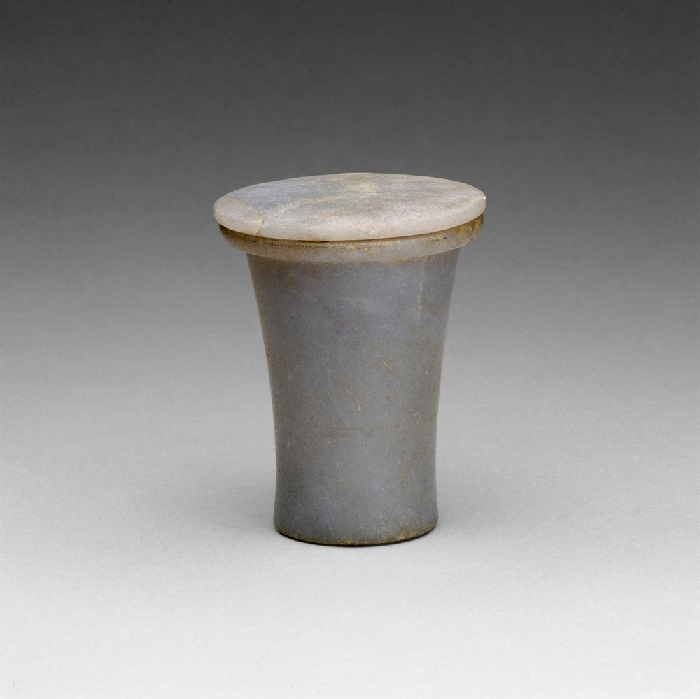 Ointment Jar with Lid by Ancient Egyptian