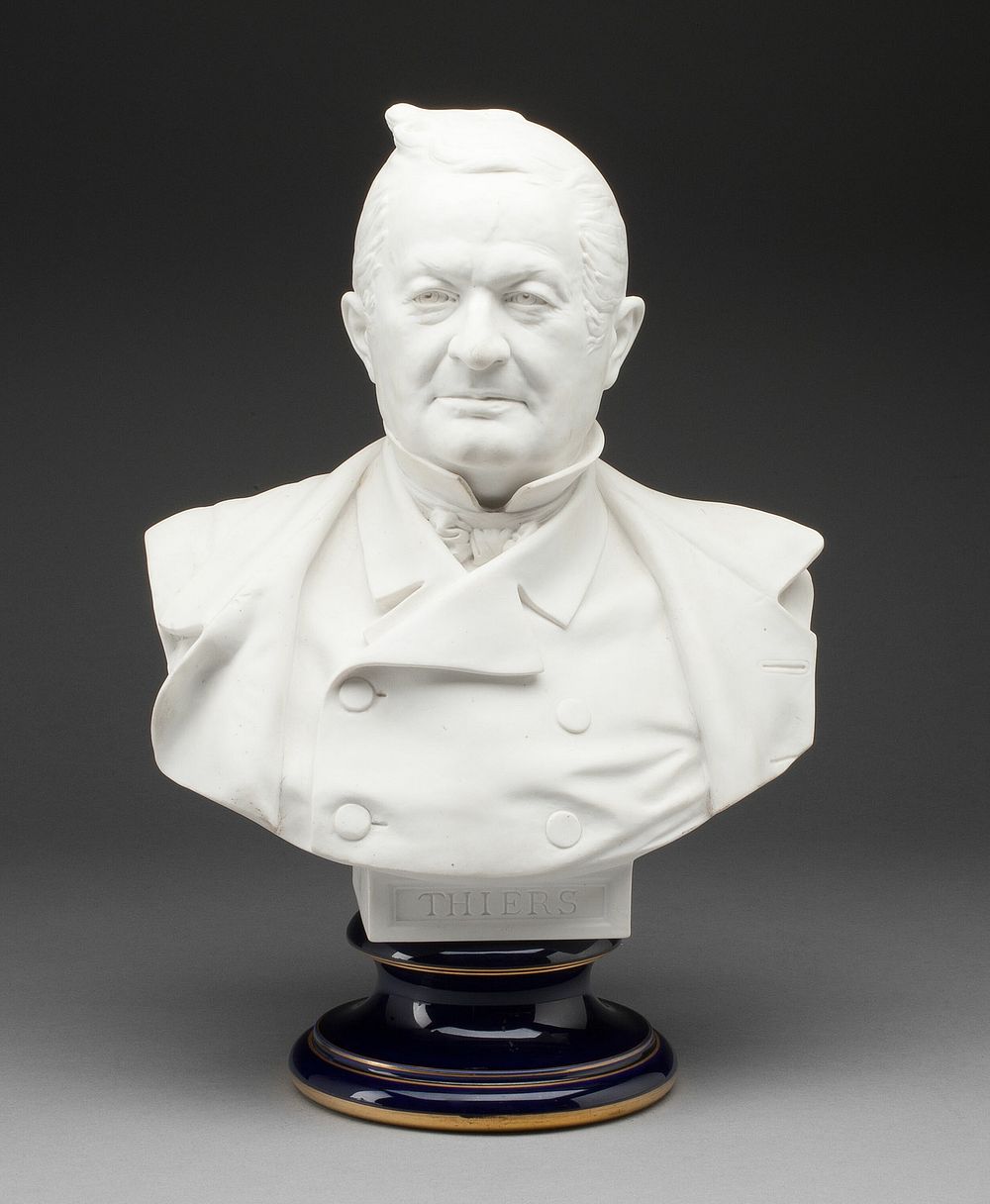 Bust of President Thiers by Manufacture nationale de Sèvres (Manufacturer)