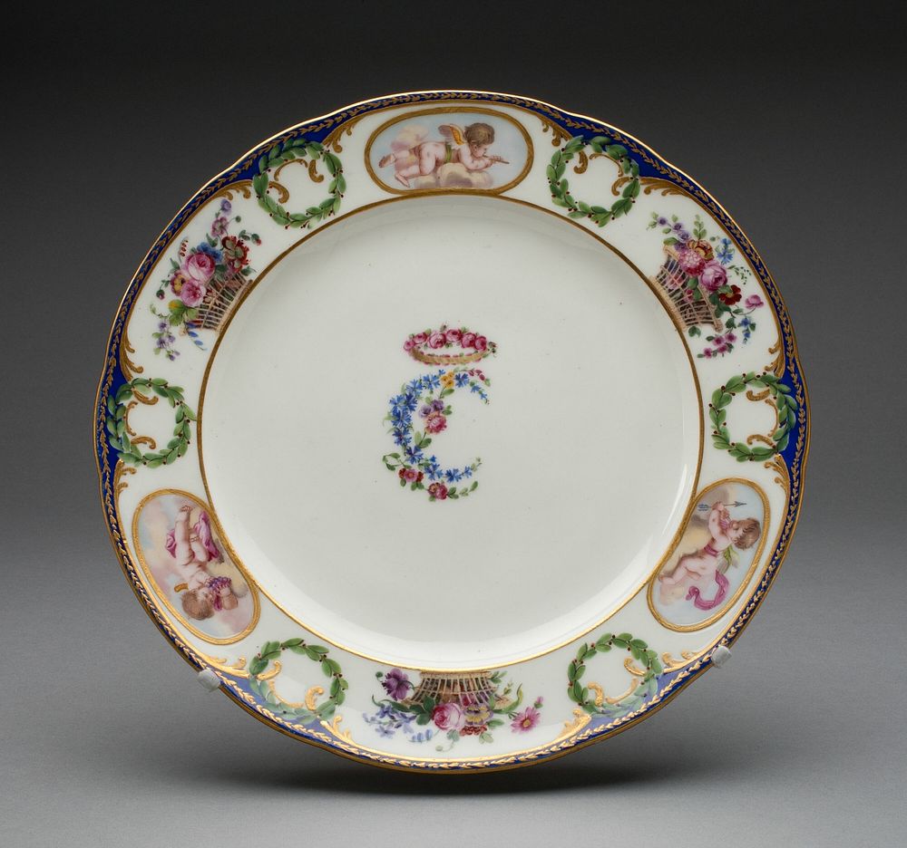 Plate from the Charlotte Louise Service by Manufacture nationale de Sèvres (Manufacturer)