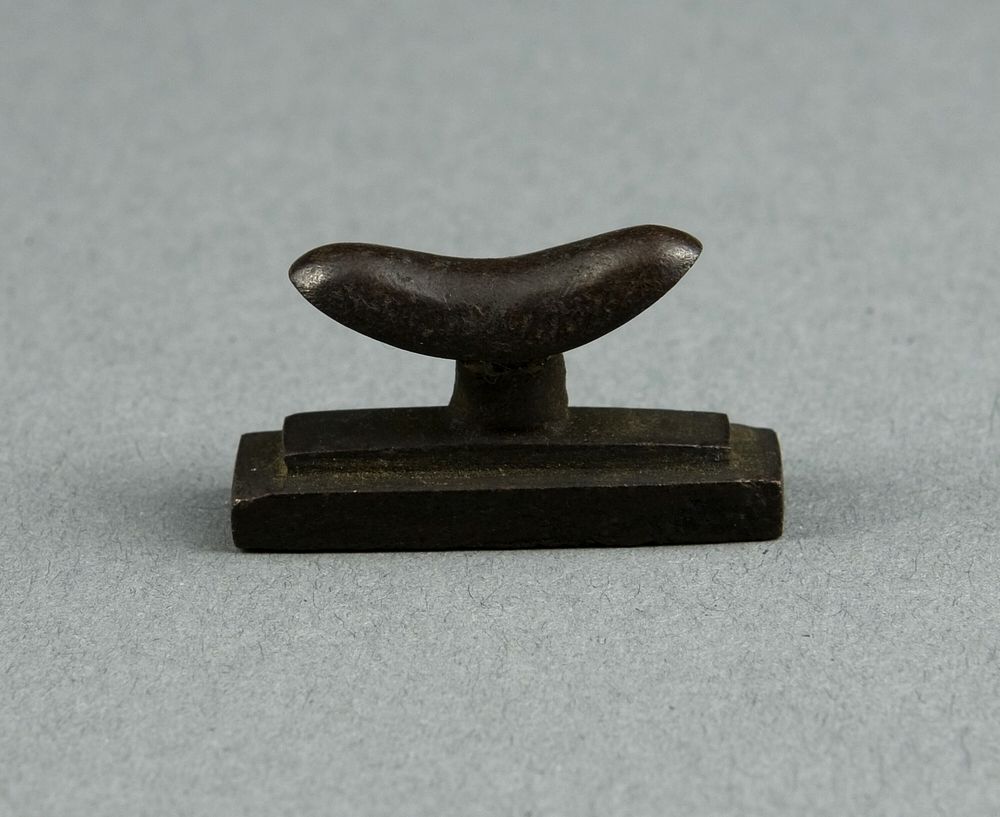 Amulet of a Headrest by Ancient Egyptian