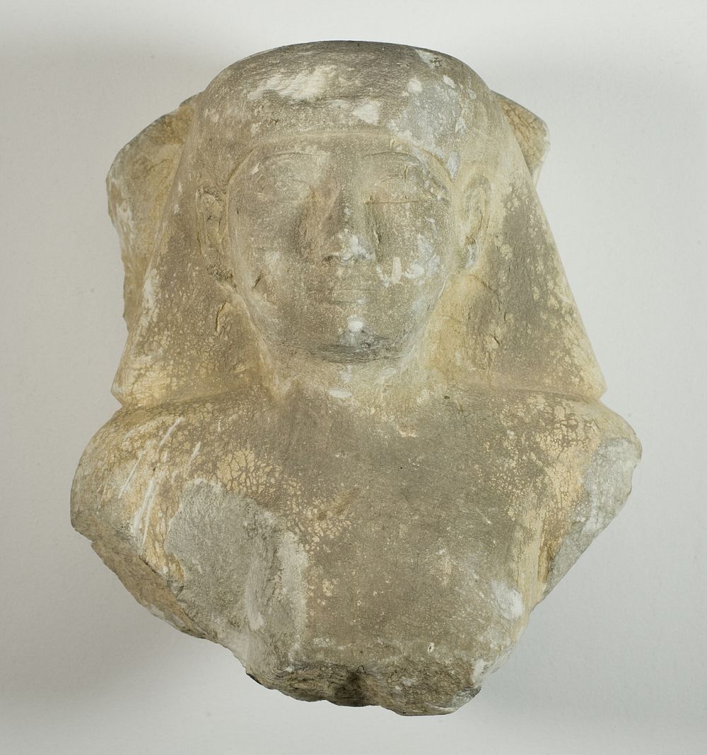 Bust of a Statuette of a Man by Ancient Egyptian