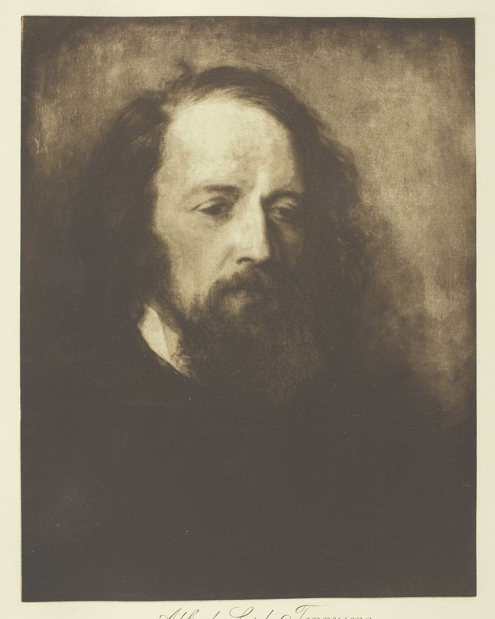 Alfred, Lord Tennyson by Henry Herschel Hay Cameron