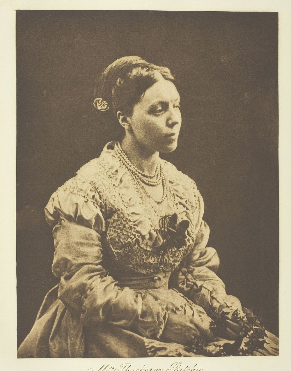 Mrs. Thackeray Ritchie by Julia Margaret Cameron