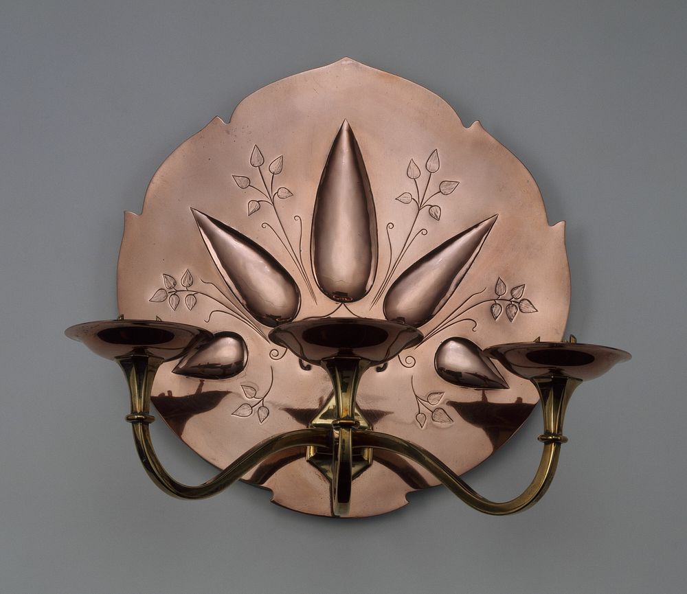 Wall Sconce (One of a Pair) by William Arthur Smith Benson (Designer)