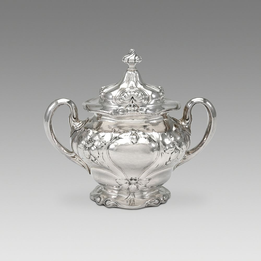 Sugar Bowl and Lid (part of a set) by Gorham Manufacturing Company