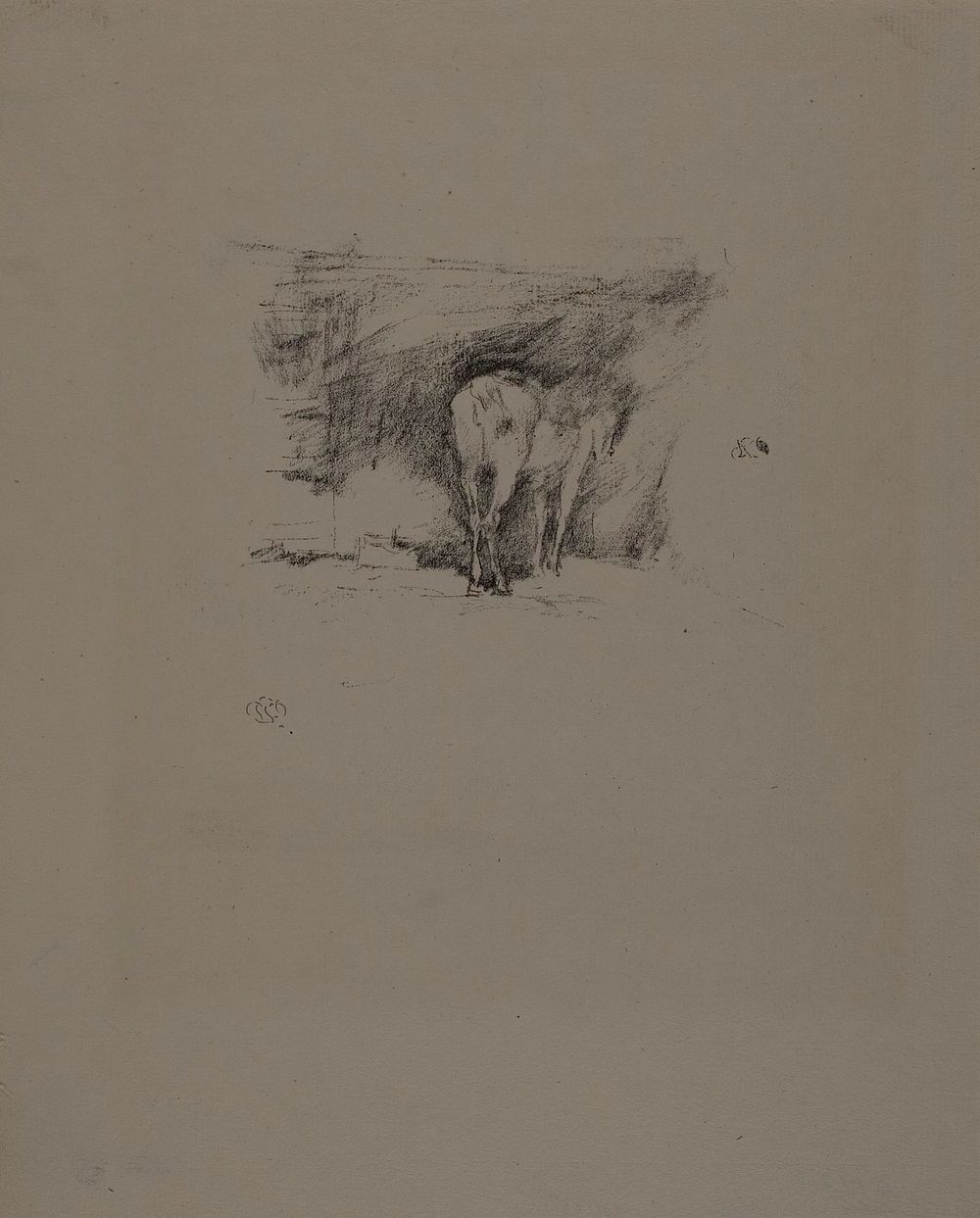 Study of a Horse by James McNeill Whistler