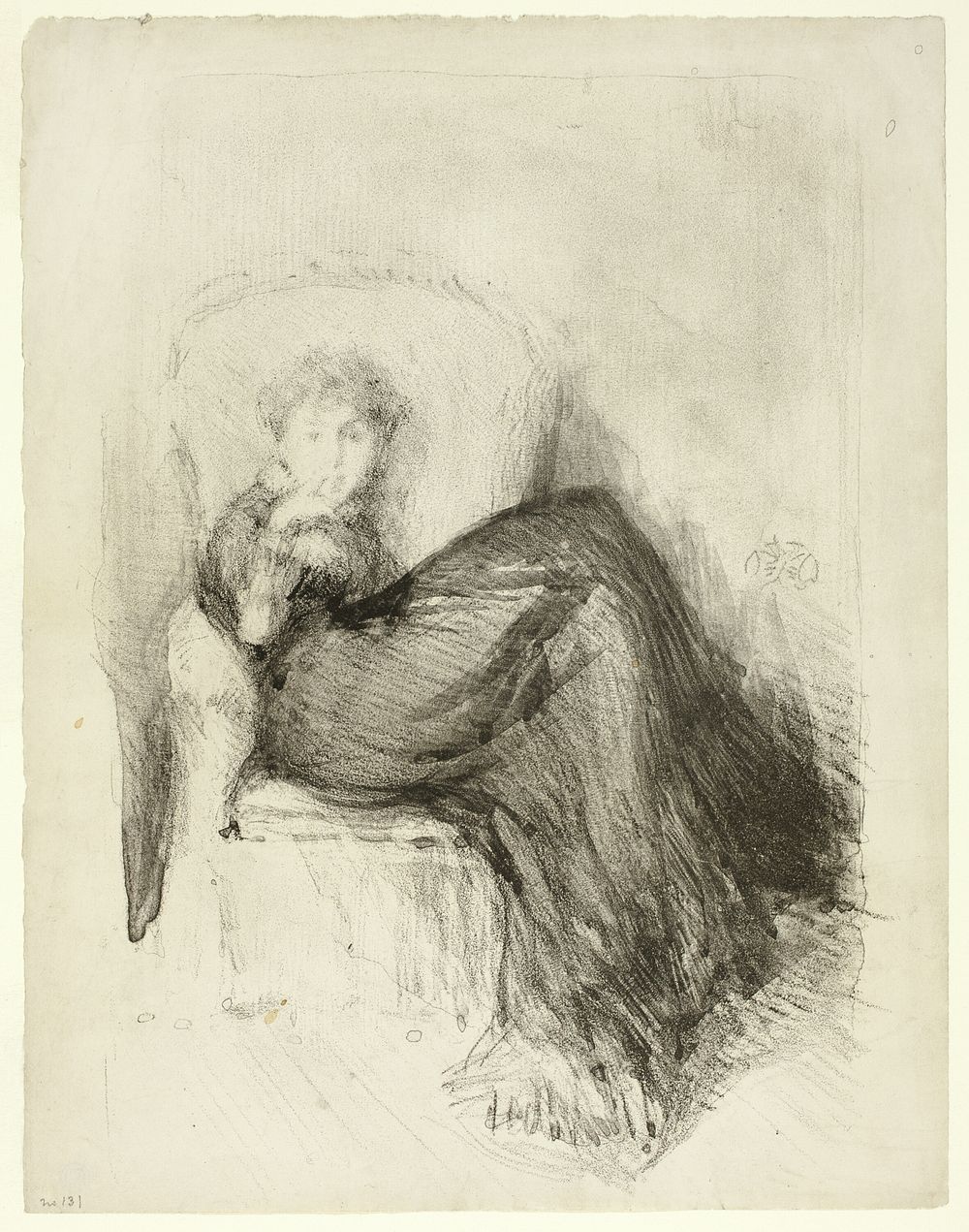 Study: Maud Seated by James McNeill Whistler