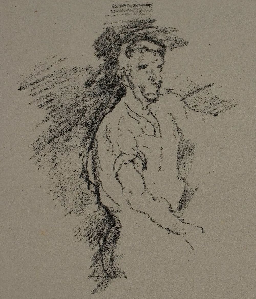 Sketch of a Blacksmith by James McNeill Whistler