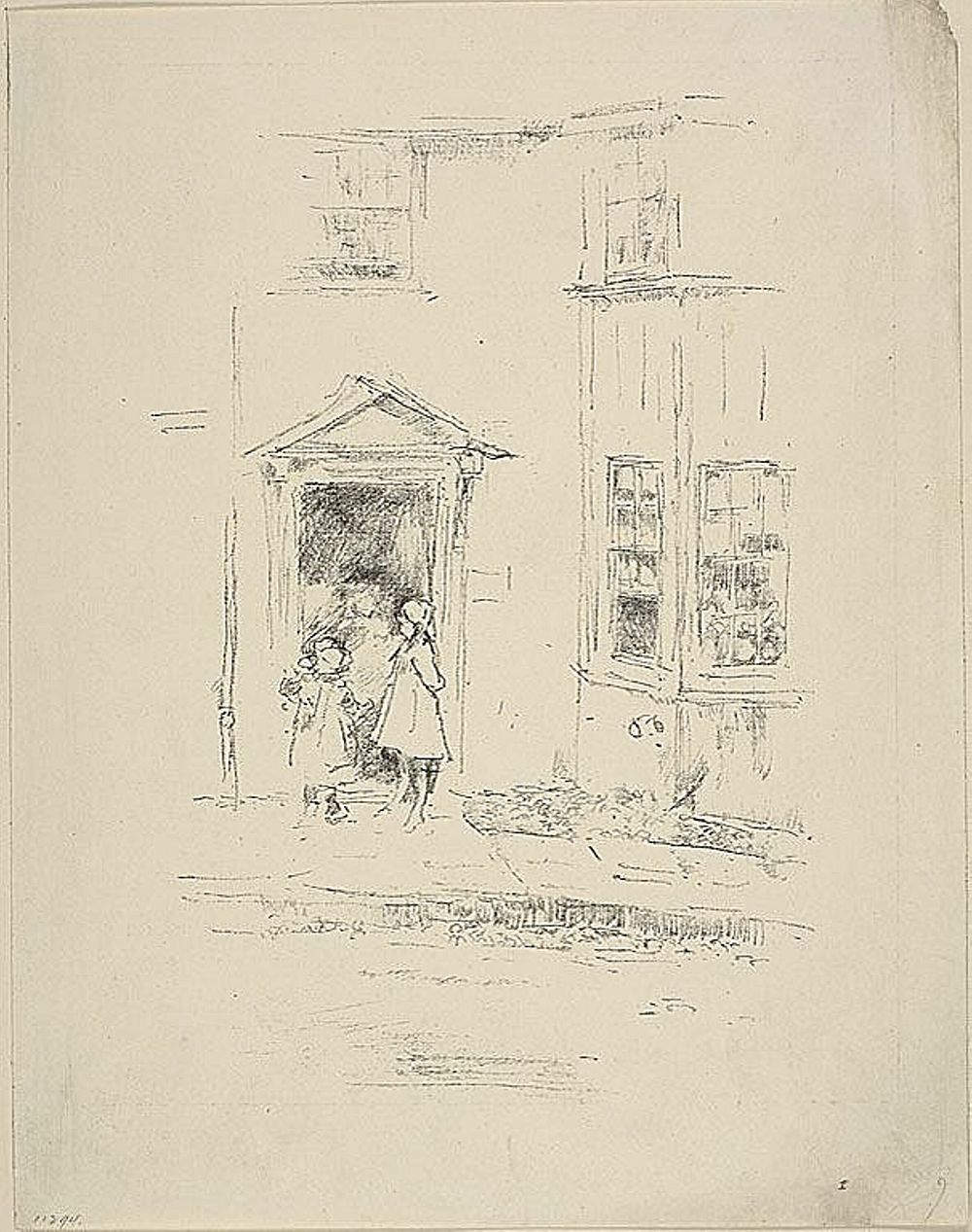 The Little Doorway, Lyme Regis by James McNeill Whistler