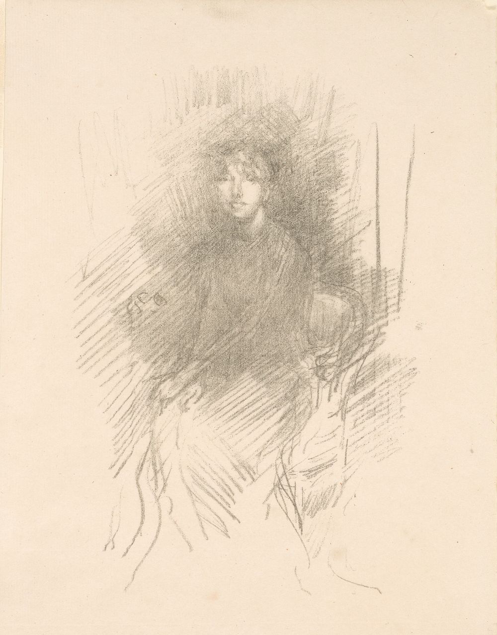 Portrait of a Young Woman [Miss Seton] by James McNeill Whistler