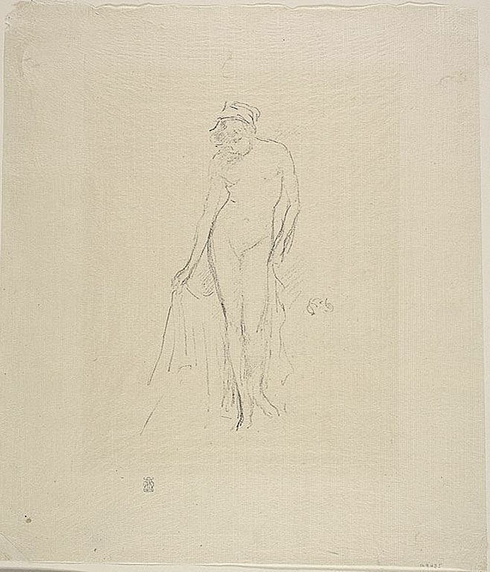 Nude Model, Standing by James McNeill Whistler