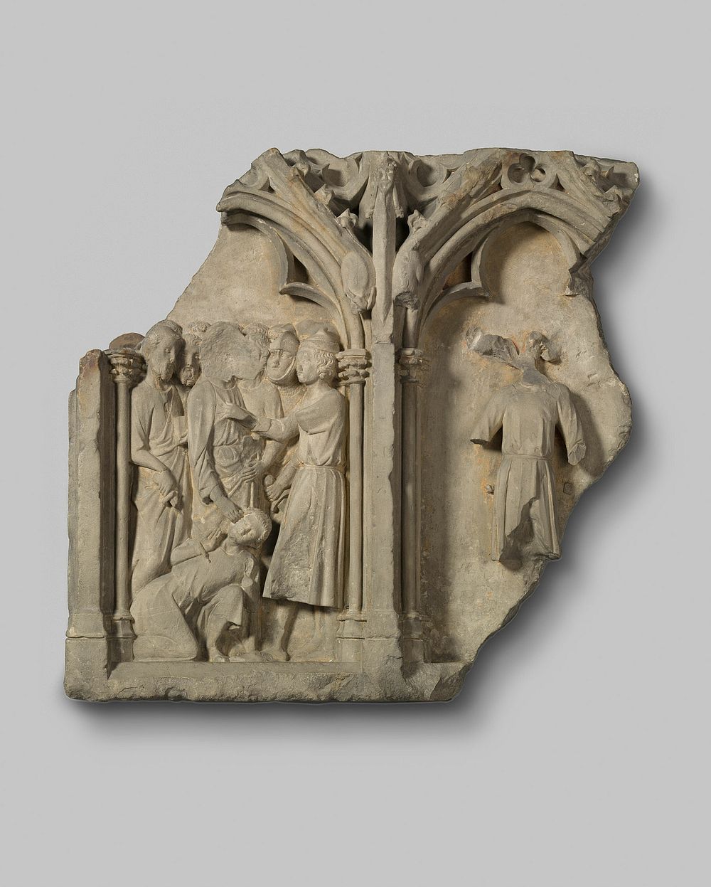 Fragment of an Altarpiece with the Betrayal of Christ and the Suicide of Judas