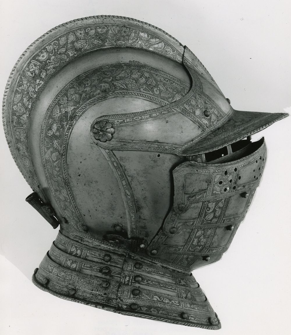 Close Helmet of Three-Quarter Armor