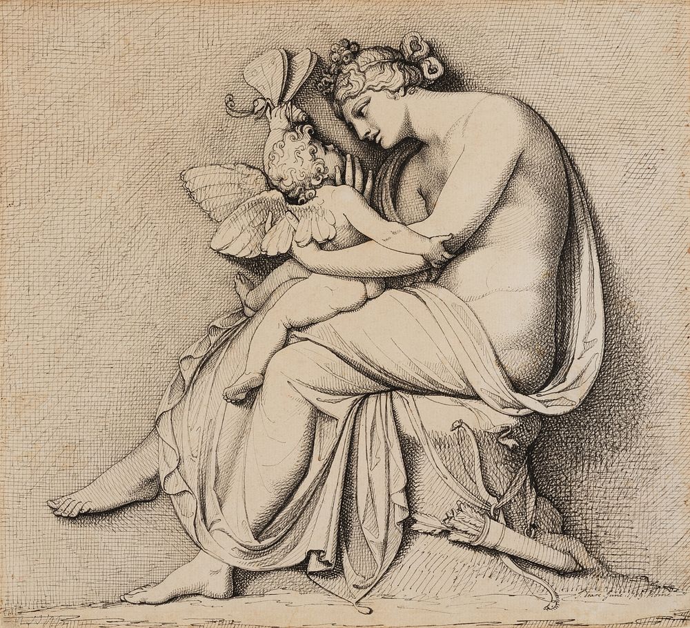 Venus and Cupid by John Deare