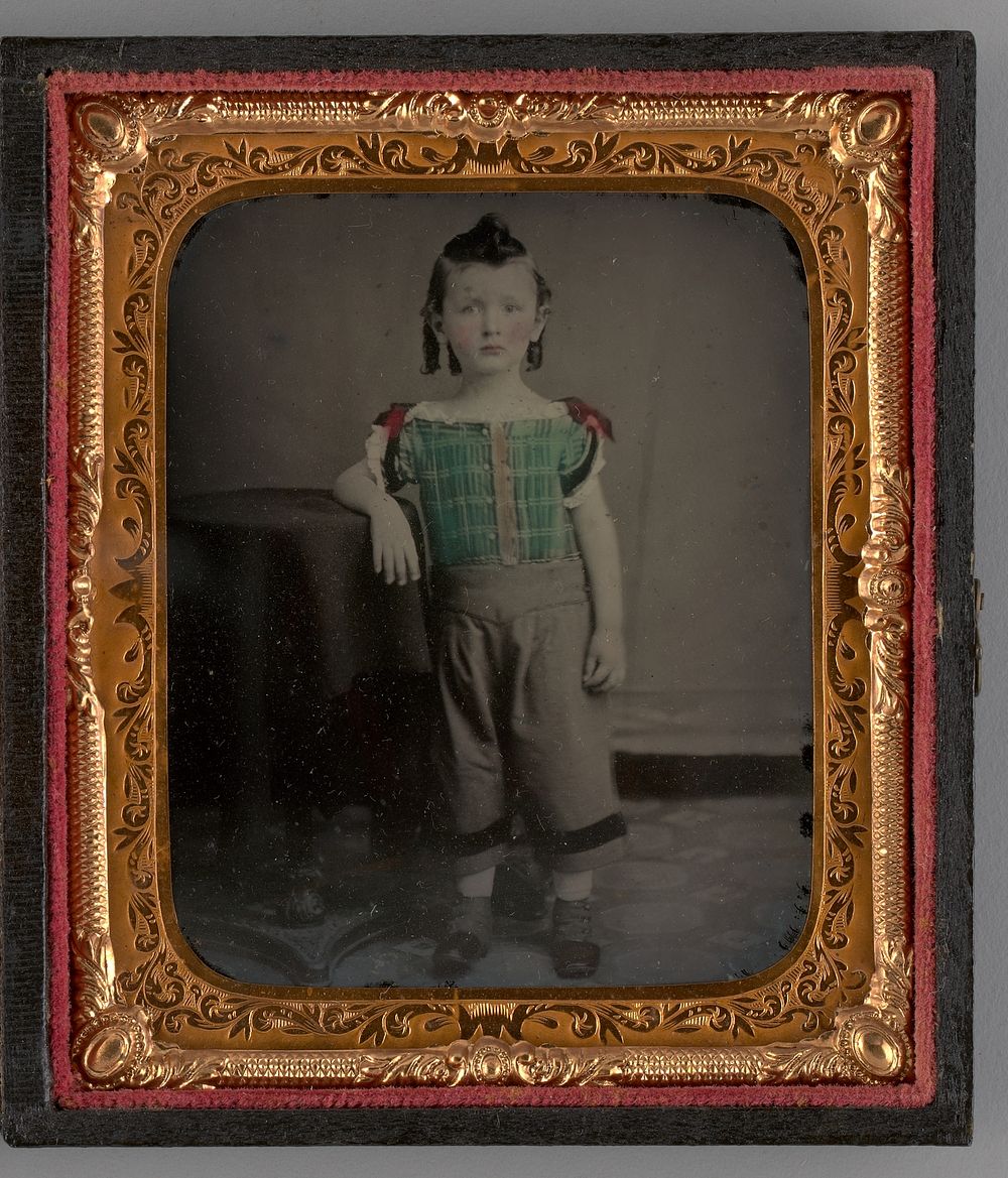 Untitled (Portrait of a Standing Child) by Unknown Maker