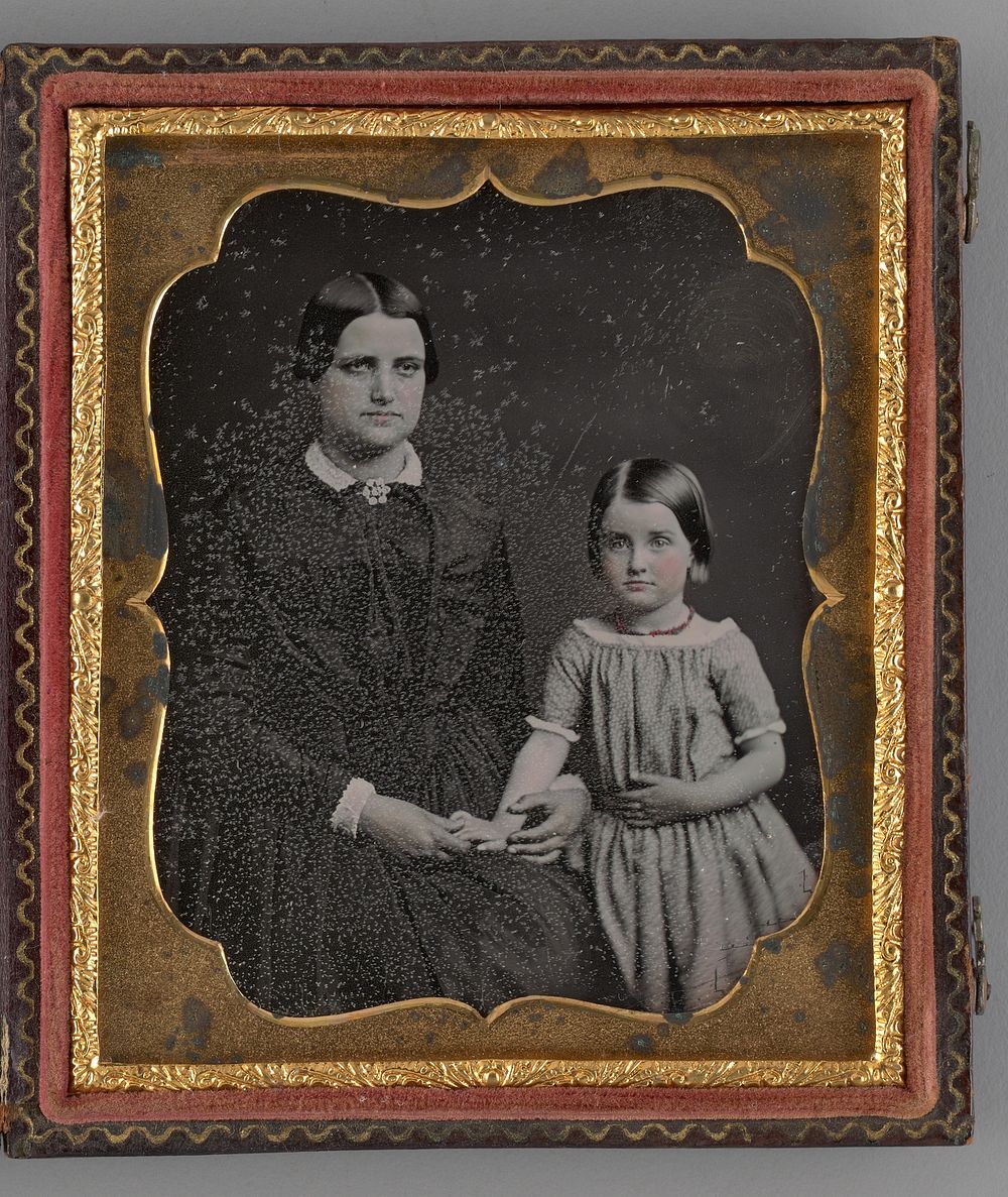 Untitled (Portrait of a Woman and a Child) by Unknown Maker