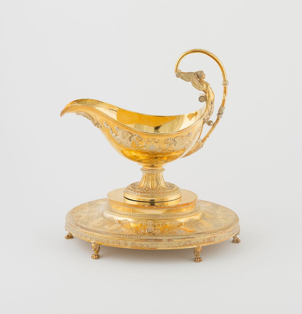 Sauceboat and Stand (one of a pair) by Martin-Guillaume Biennais