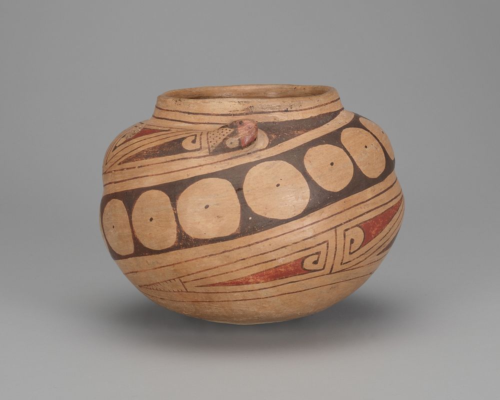 Storage Vessel with Snake Relief by Casas Grandes