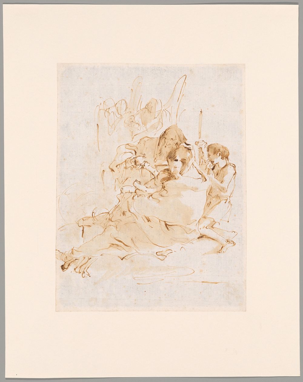 Holy Family with St. John and Two Angels by Giambattista Tiepolo