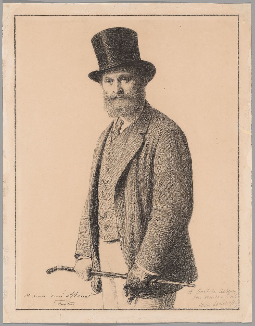 Portrait of Édouard Manet by Henri Fantin-Latour