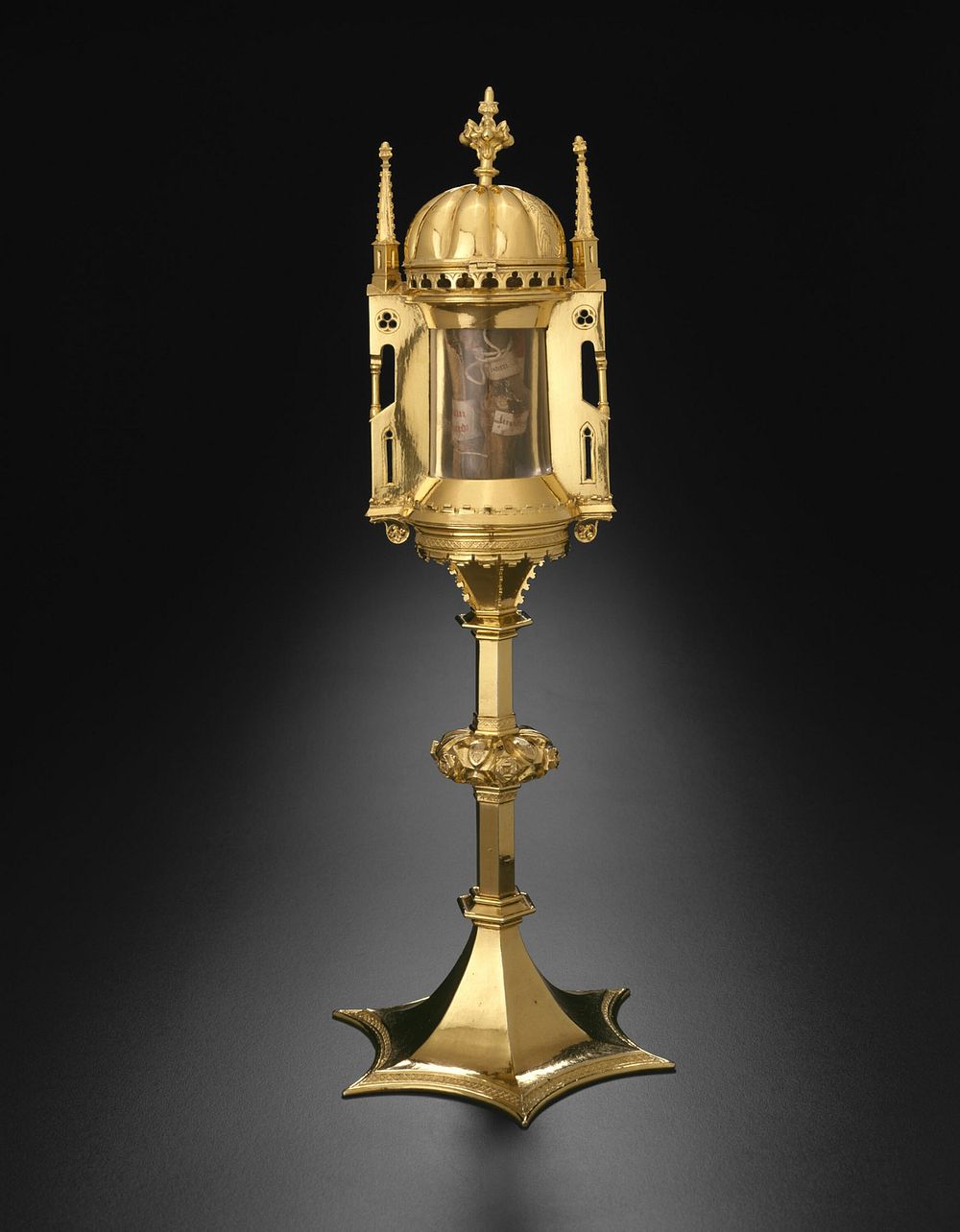 Circular Reliquary with Domed Roof and Relics of Saints Godehard and Bernward