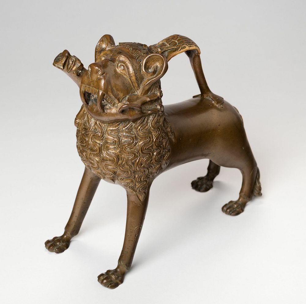 Aquamanile in the Form of a Lion by Foundry of Johannes Apengeter