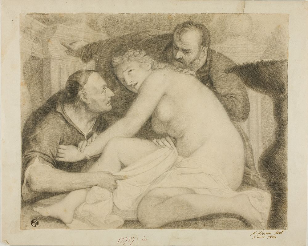 Susanna and the Elders by Antonio Viviani