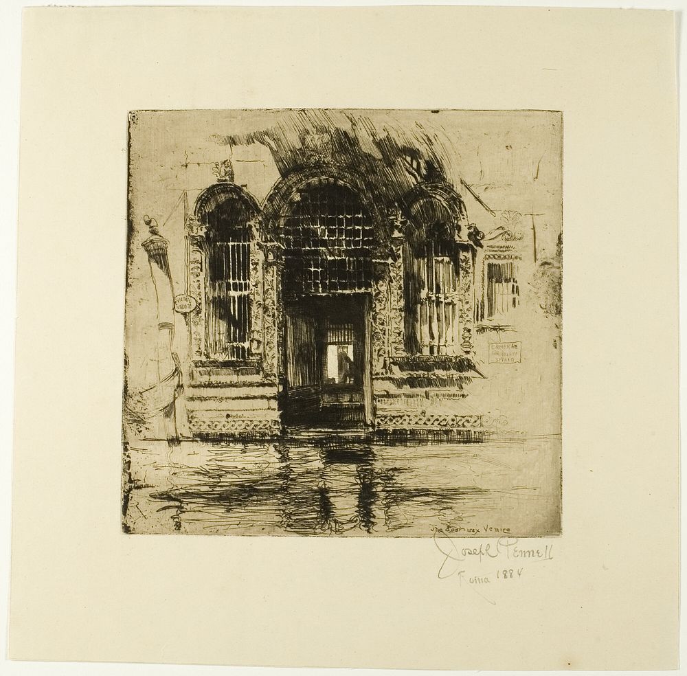 Doorway, Venice by Joseph Pennell