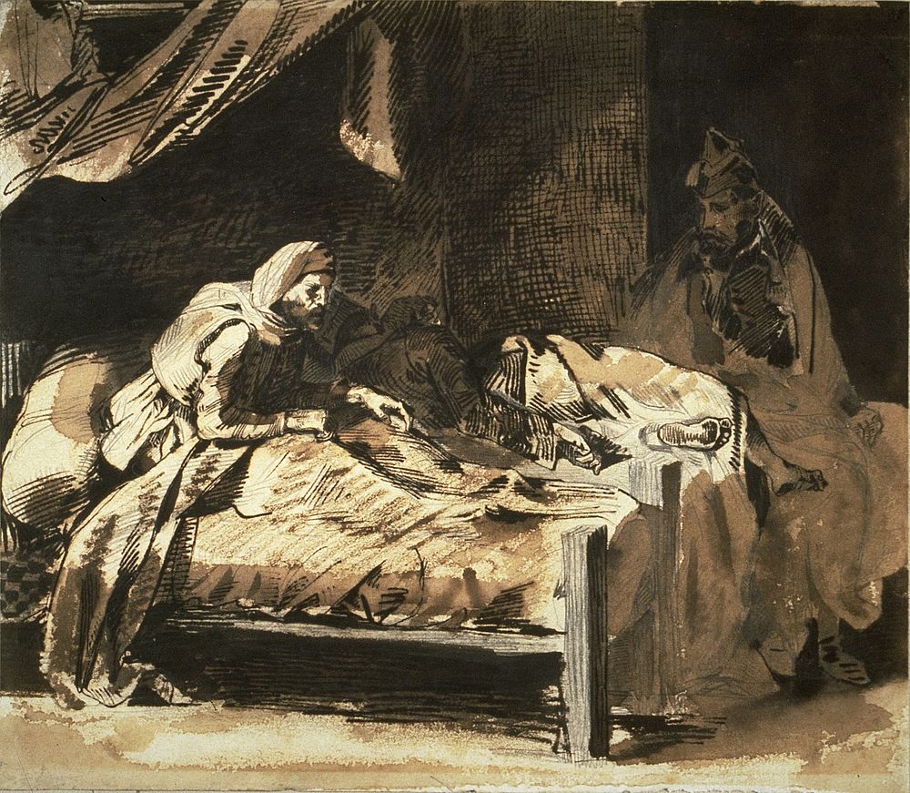 Military Hospital by Eugène Delacroix
