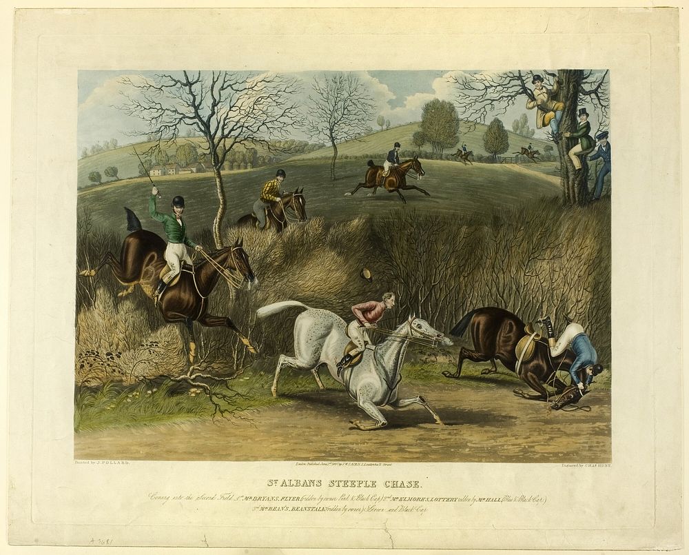 Saint Albans Steeplechase by Charles Hunt