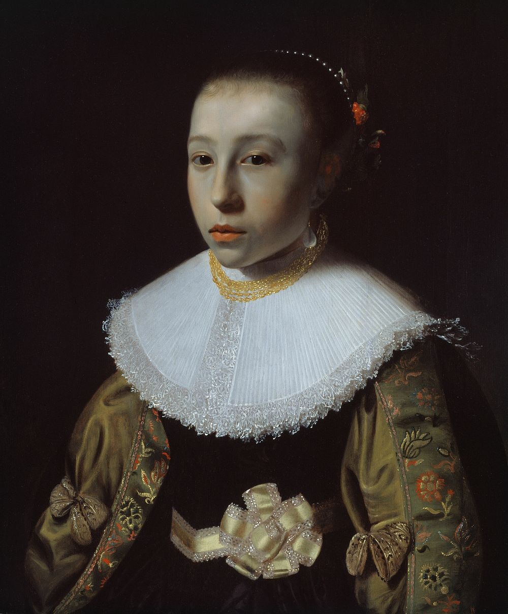 Portrait of a Young Girl by Pieter Dubordieu