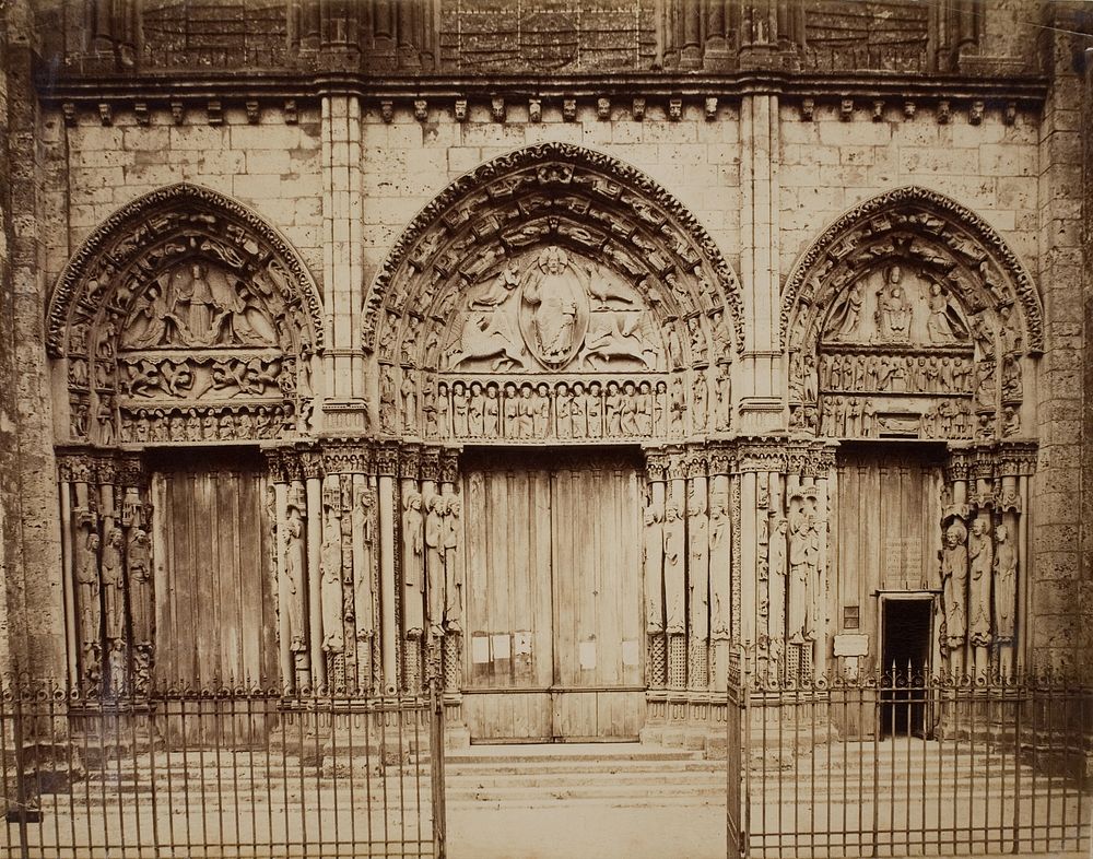 Untitled (Royal Portal of Chartres Cathedral) by Unknown