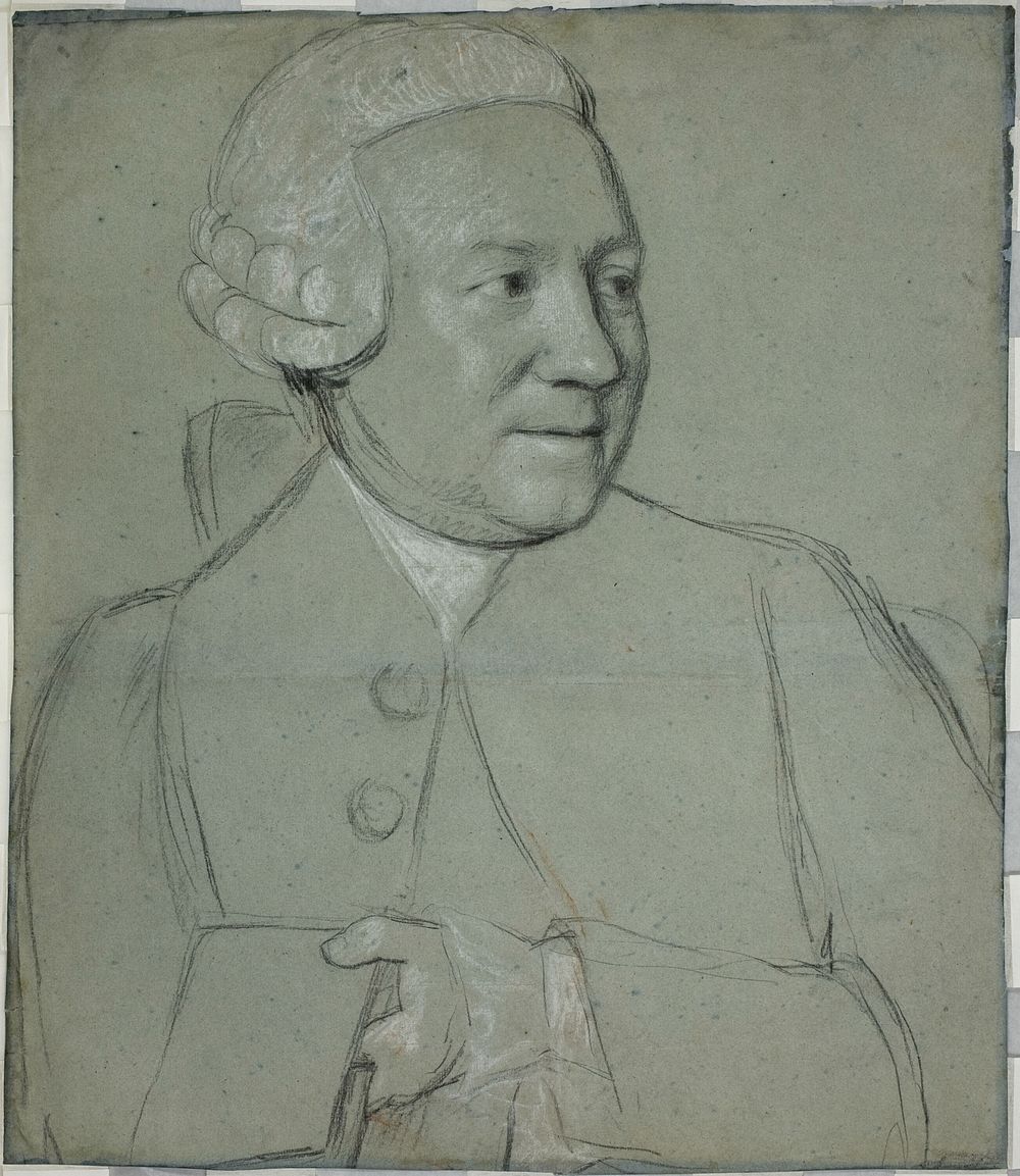 Portrait of a Man Holding a Book, Turned to the Right by Jean Etienne Liotard