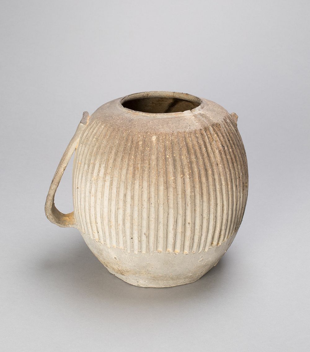 Ovoid Jar with Handle