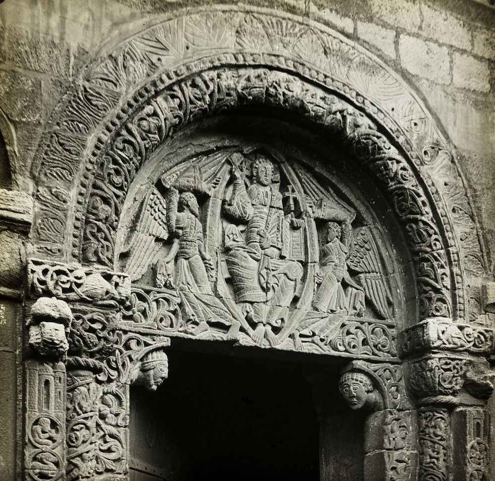 Ely Cathedral: Carving Over Prior's Door by Frederick H. Evans