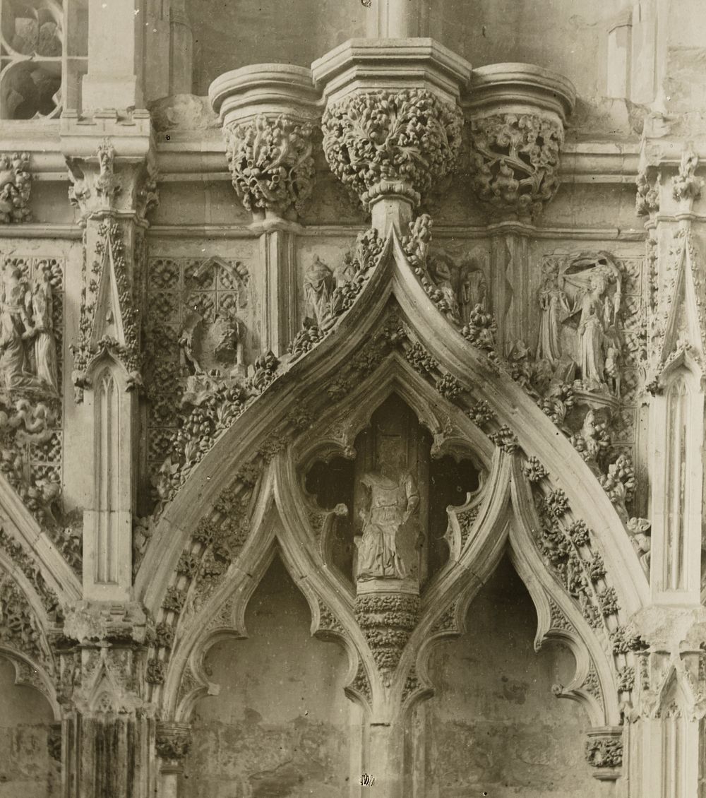 Ely Cathedral: Lady Chapel, Details by Frederick H. Evans