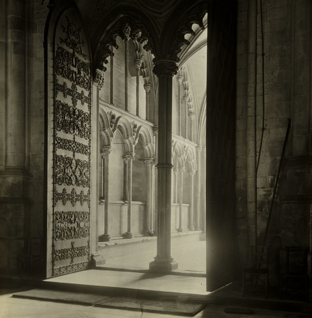 Ely Cathedral: Galilee Porch from Nave by Frederick H. Evans