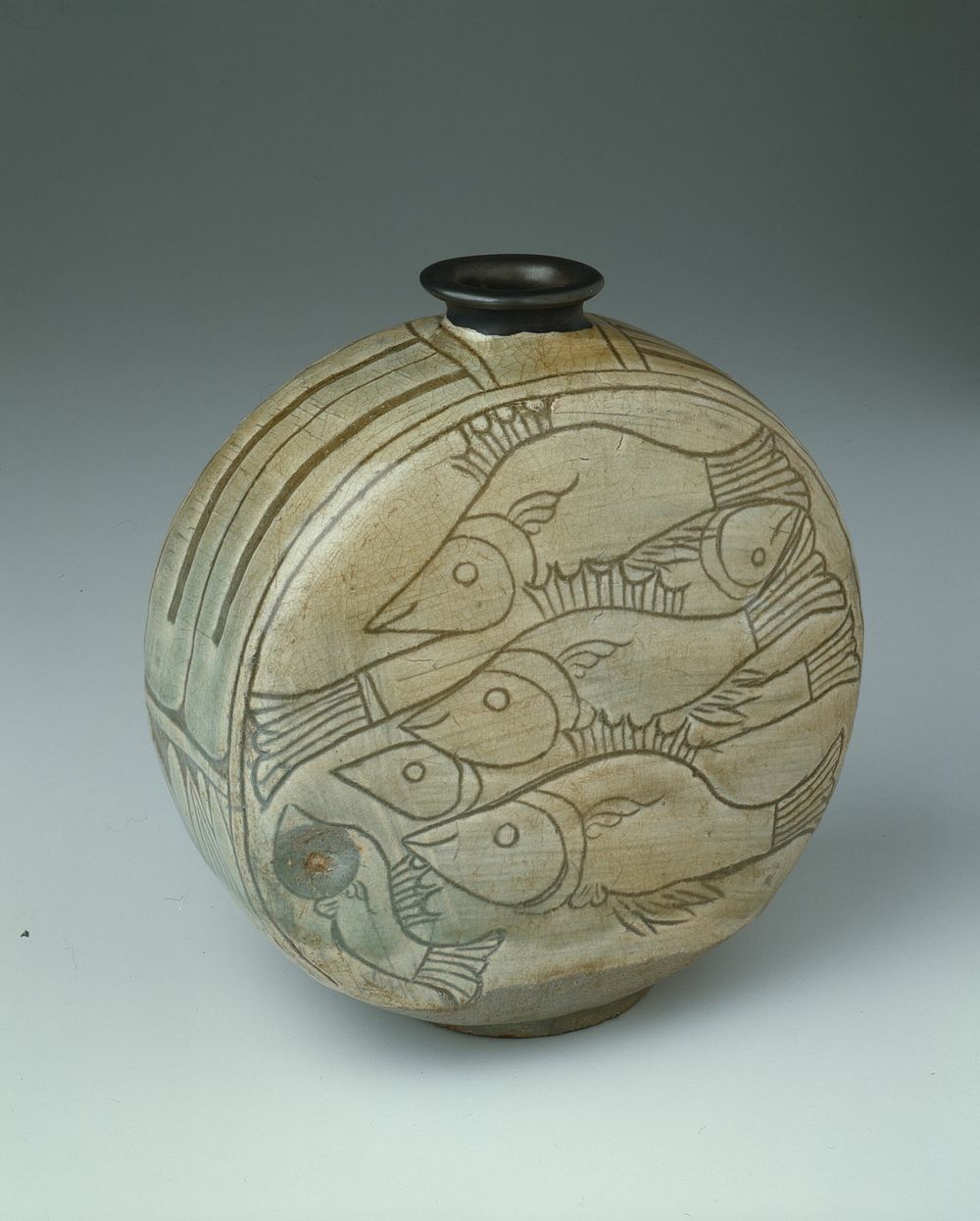 Flask with Fish