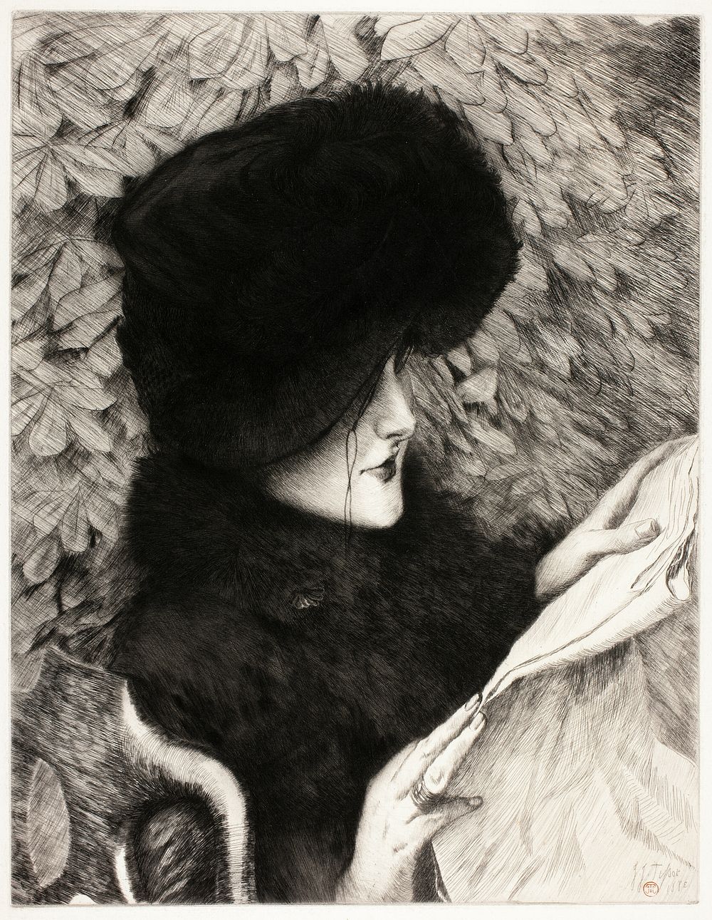 The Newspaper by James Tissot