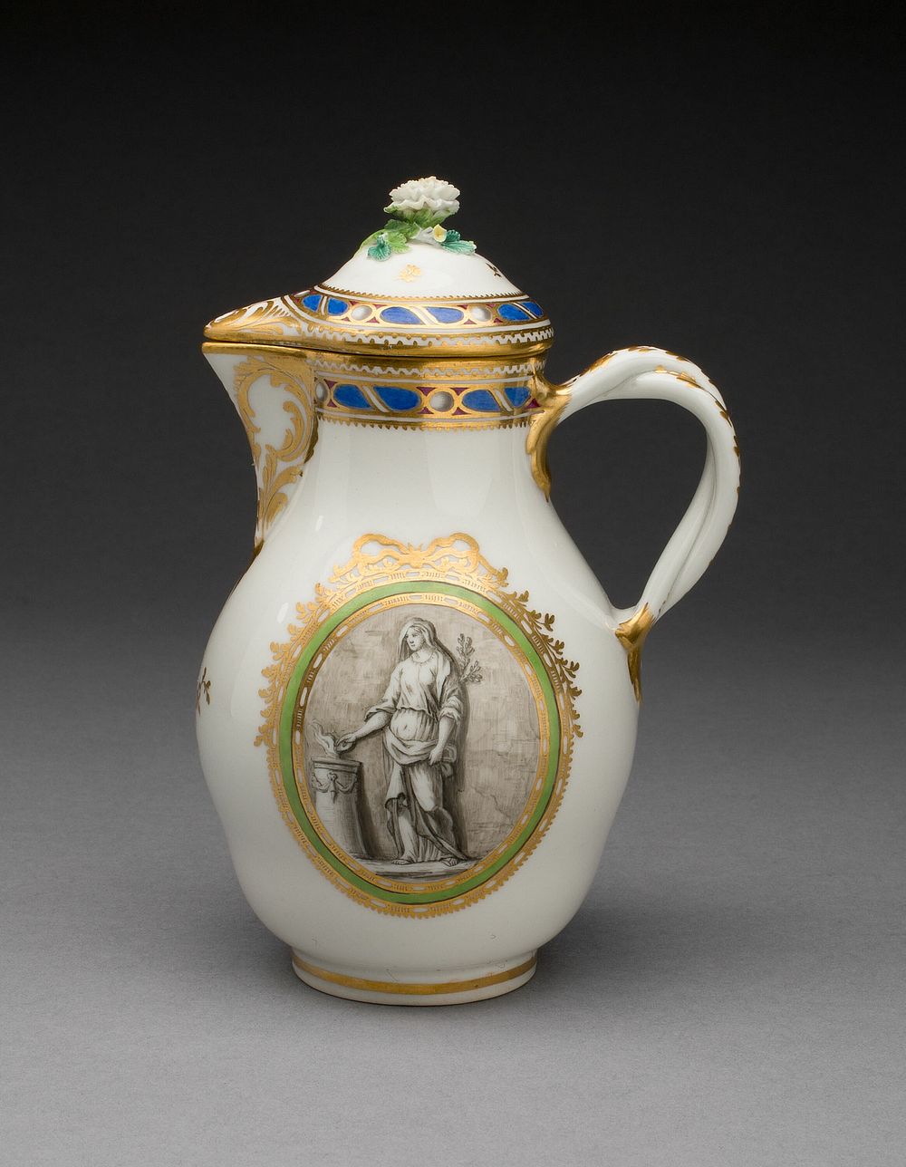 Coffee Pot (part of a Coffee Service) by Vienna State Porcelain Manufactory (Manufacturer)